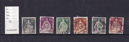 LOT de timbres oblitérations centrales papiers grlliés