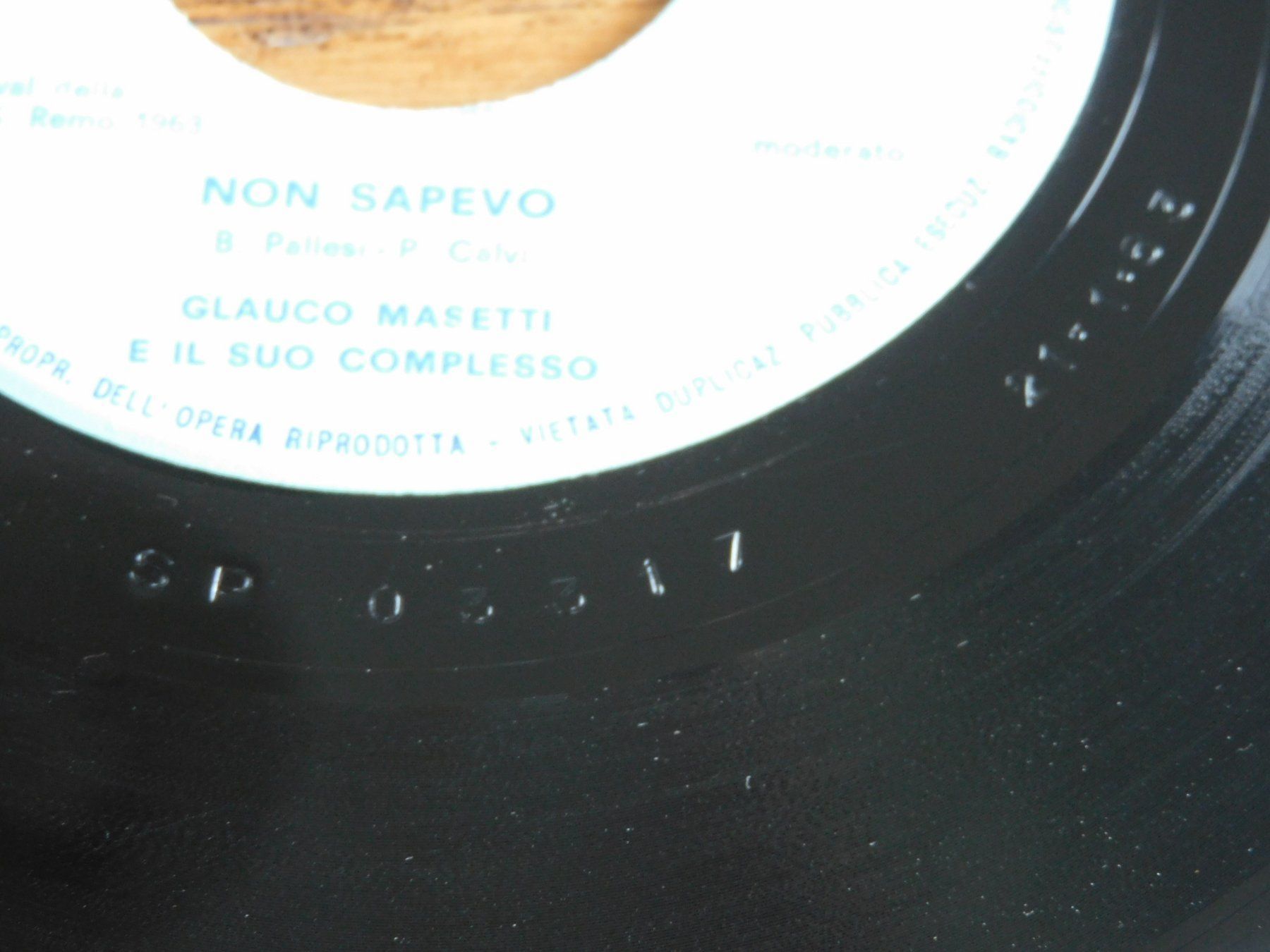 Dischi in vinile: Glauco Masetti - Non Sapevo – Usato da Emmenbrücke venduto da lamorak 1