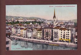 ZÜRICH - Limmatquai - Polytechnikum - 1907