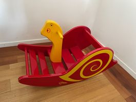 Schaukelschnecke aus Holz von Wisa Gloria
