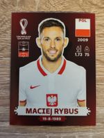 Maciej Rybus Panini WM Cup Qatar 2022