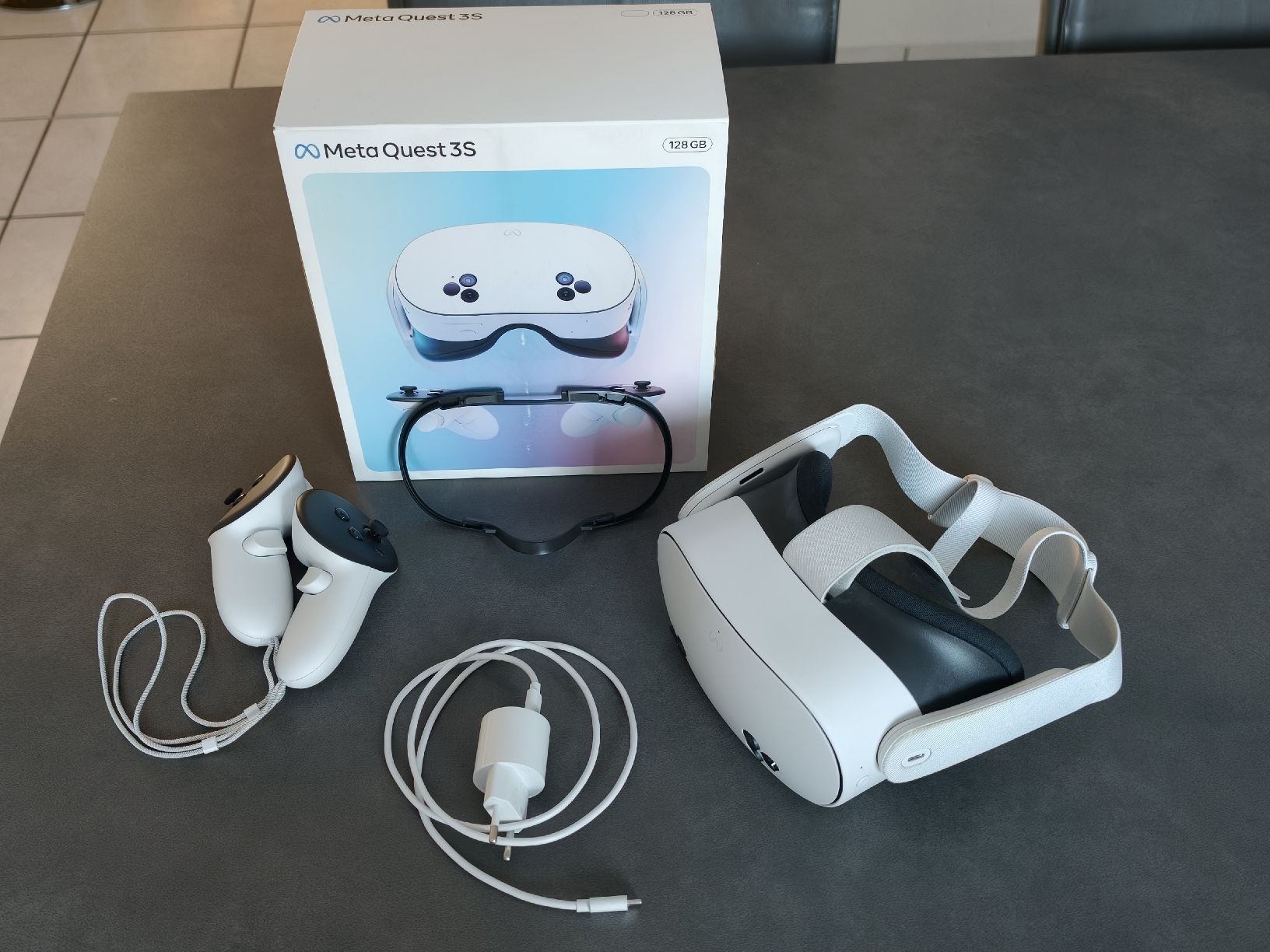 Meta VR Brille: Casque VR Meta Quest 3S 128GB – Neu (gemäss Beschreibung) aus Bévilard von Schranz02