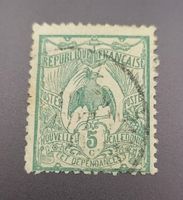 Neukaledonien 1905 Vogel alte briefmarke