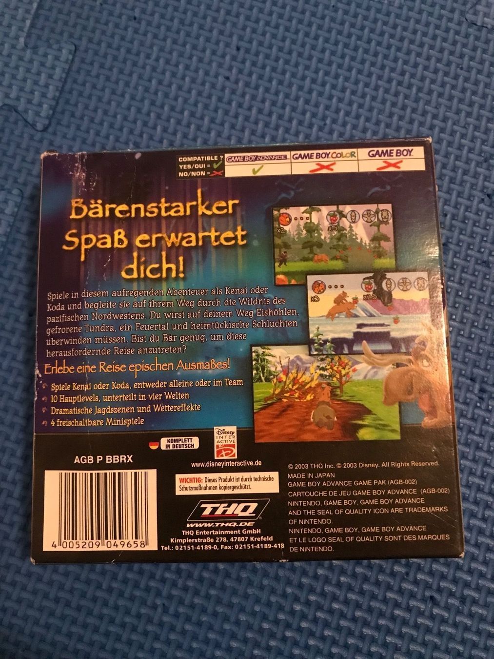 Nintendo Spiele: Disney Bären Brüder Game Boy Advance mit OVP – Gebraucht aus Gossau SG von schlitzerdemon 2