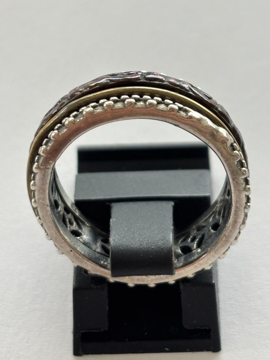 Anelli: Silberschmuck 925  Ring drehbar, einzigartiges Design – Usato da Langnau am Albis venduto da flusspflege 3