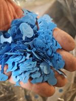 Grosser Sack Konfetti, blau - perfekt für Fasnacht! (S)