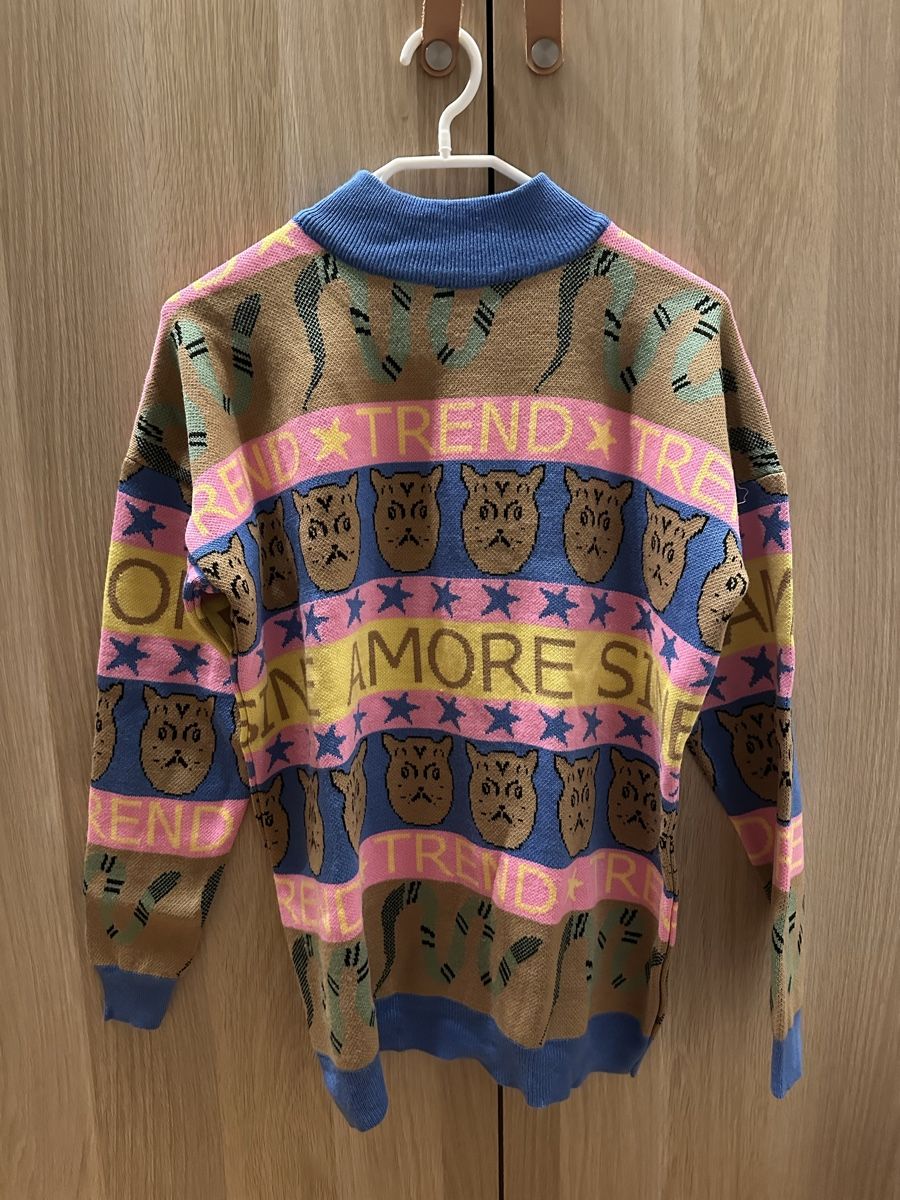 Maglioni & Felpe: Trendyol Colourful Cat Sweater, Size S – Nuovo (secondo la descrizione) da Horgen venduto da Elizhadz