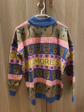 Trendyol Colourful Cat Sweater, Size S