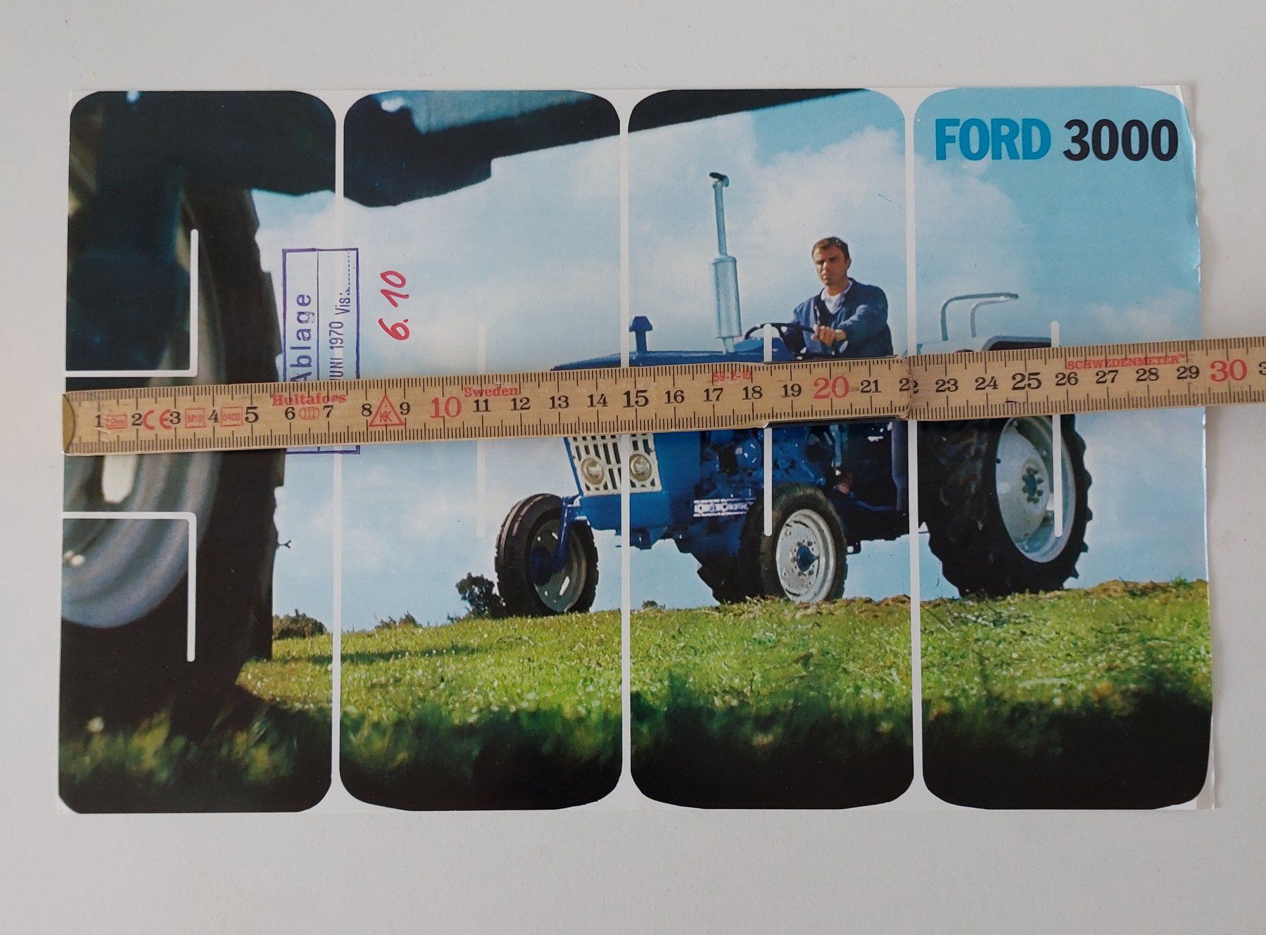 Ford Documenti: Prospekt Traktor Ford 3000 tracteur Ford – Usato da Schenkon venduto da Elbarto007