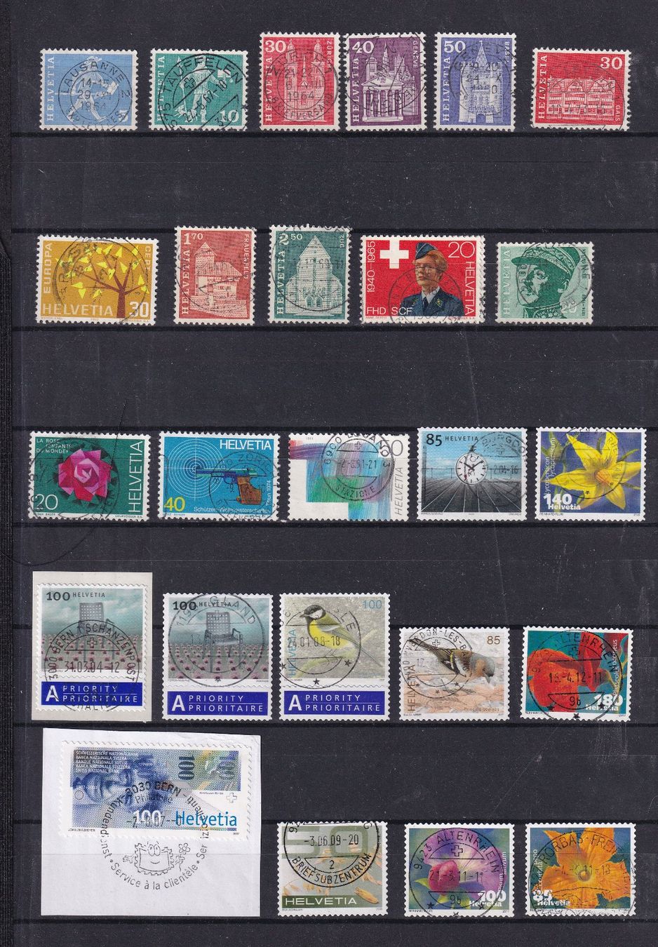 Tutti i francobolli: LOT de Timbres Oblitérations centrales – Usato da Nyon venduto da an54 1