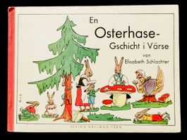 En Osterhase Gschicht i Värse Schlachter Hallwag 1938 RARE!