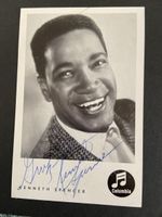 Autogrammkarte Kenneth Spencer 