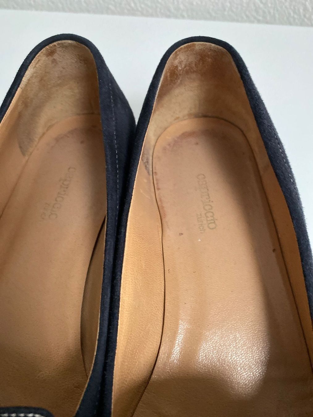 Scarpe da donna: Wildlederschuhe blau Gr. 40, Gummisohle – Usato da Zürich venduto da DidierTG 3