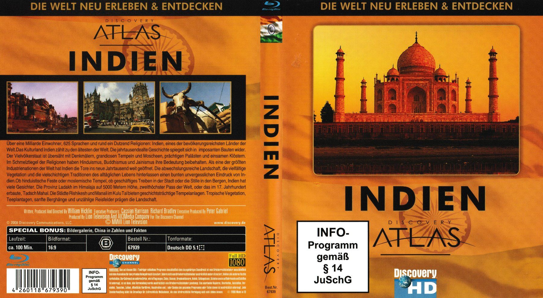 Alle DVDs: Blu-Ray - Indien - Discovery HD Atlas – Gebraucht aus Langnau am Albis von MediaRescuerKeLoX