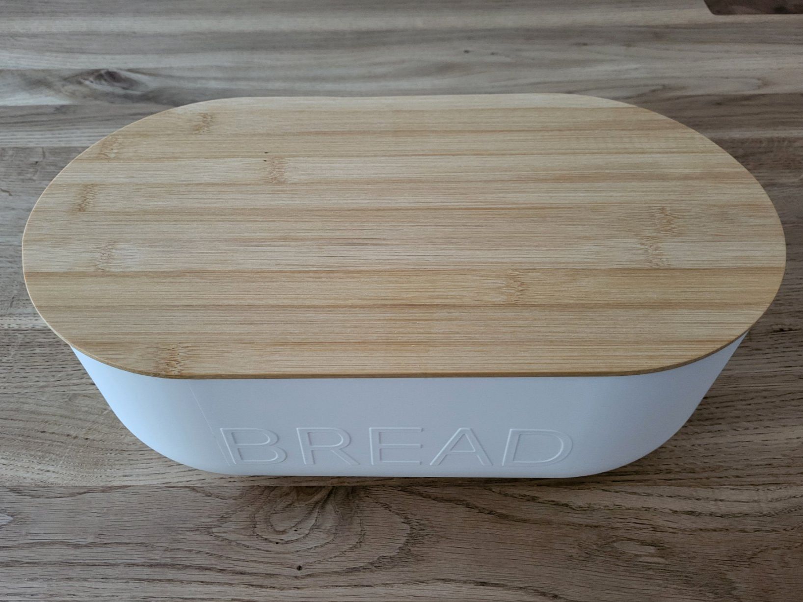 Contenitori & Simili: Brotdose mit Bambusdeckel, weiss – Nuovo e nell'imballaggio originale da Waltenschwil venduto da creativeline 1