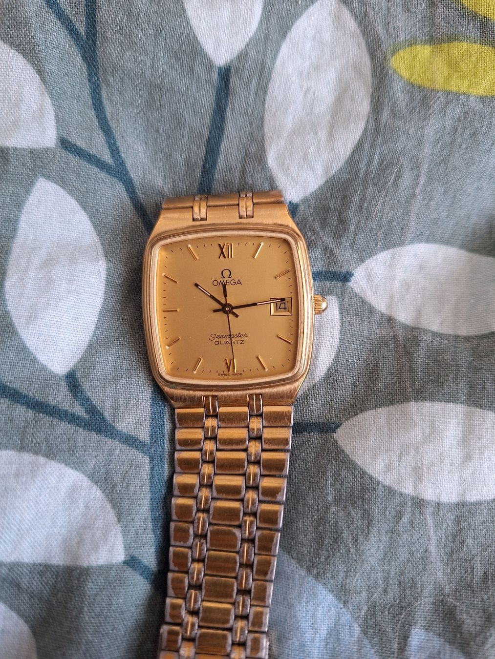 Omega Orologi: Goldfarbige Uhr Omega Seamaster – Usato da Biberist venduto da schnouz33 1