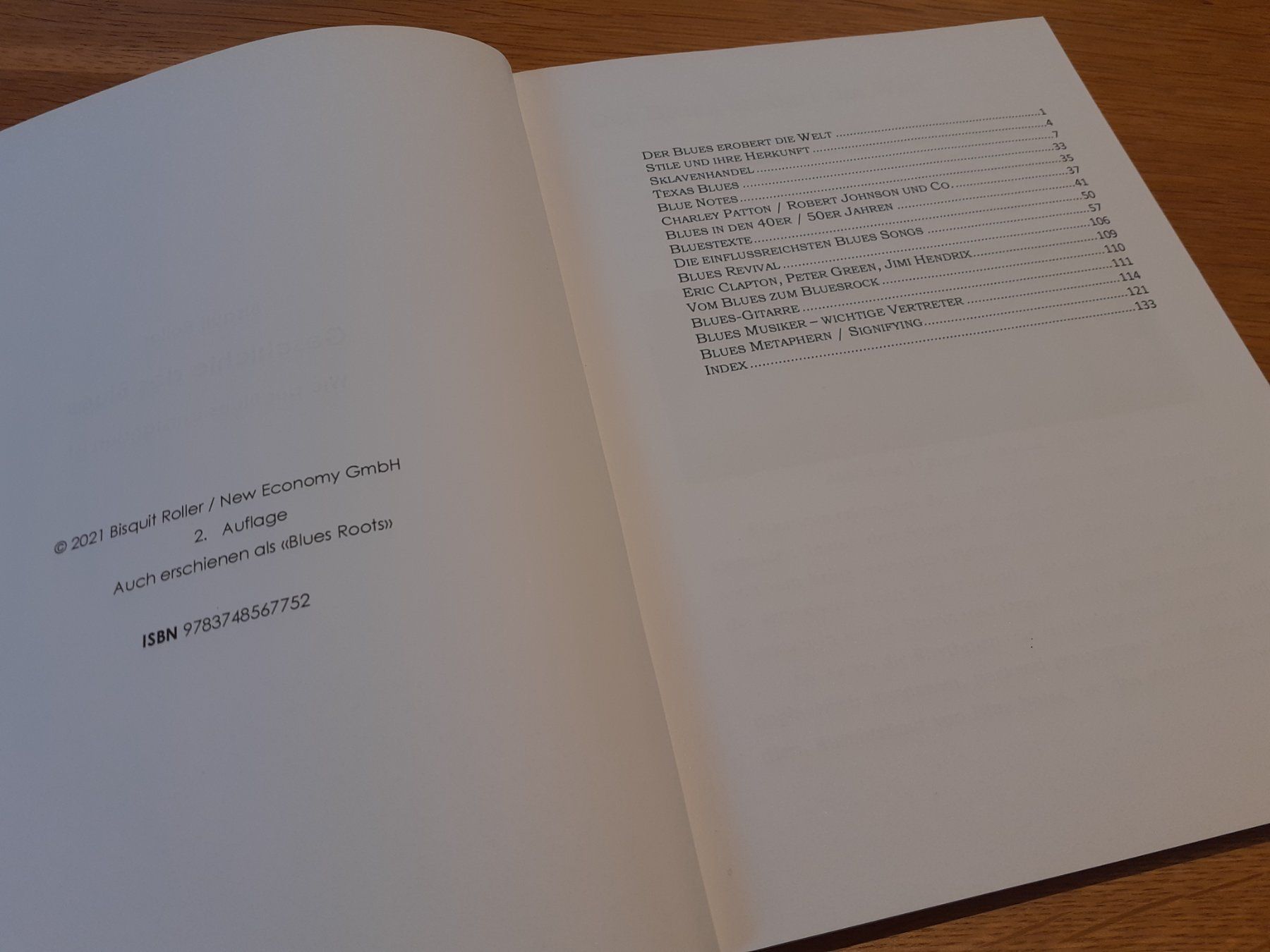 Bücher: GESCHICHTE des BLUES - BISQUIT ROLLER - 2021 – Gebraucht aus Winterthur von Ornyx7 1
