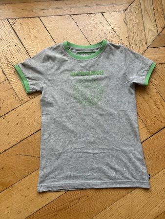 Alprausch T-Shirt, Grau/Grün, Grösse 128