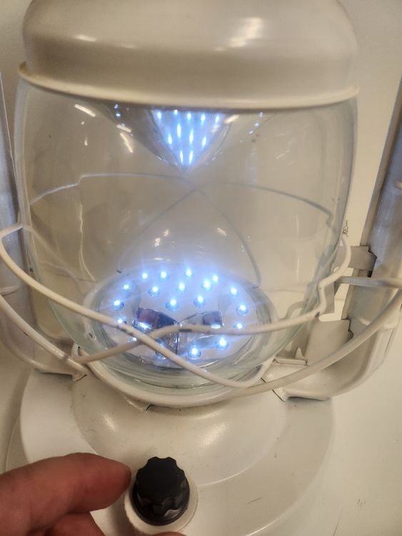 LED Laterne weiss batteriebetrieben 5
