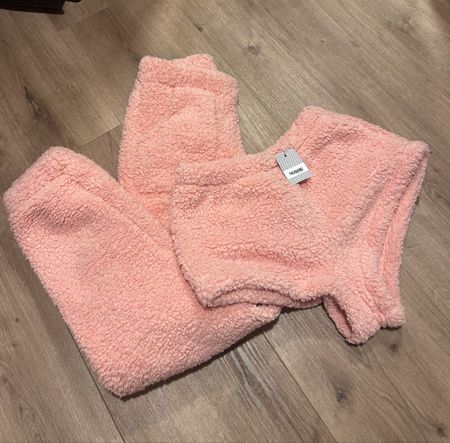 TEZENIS -Loungewear Hose kurz & lang, Teddy Plüsc