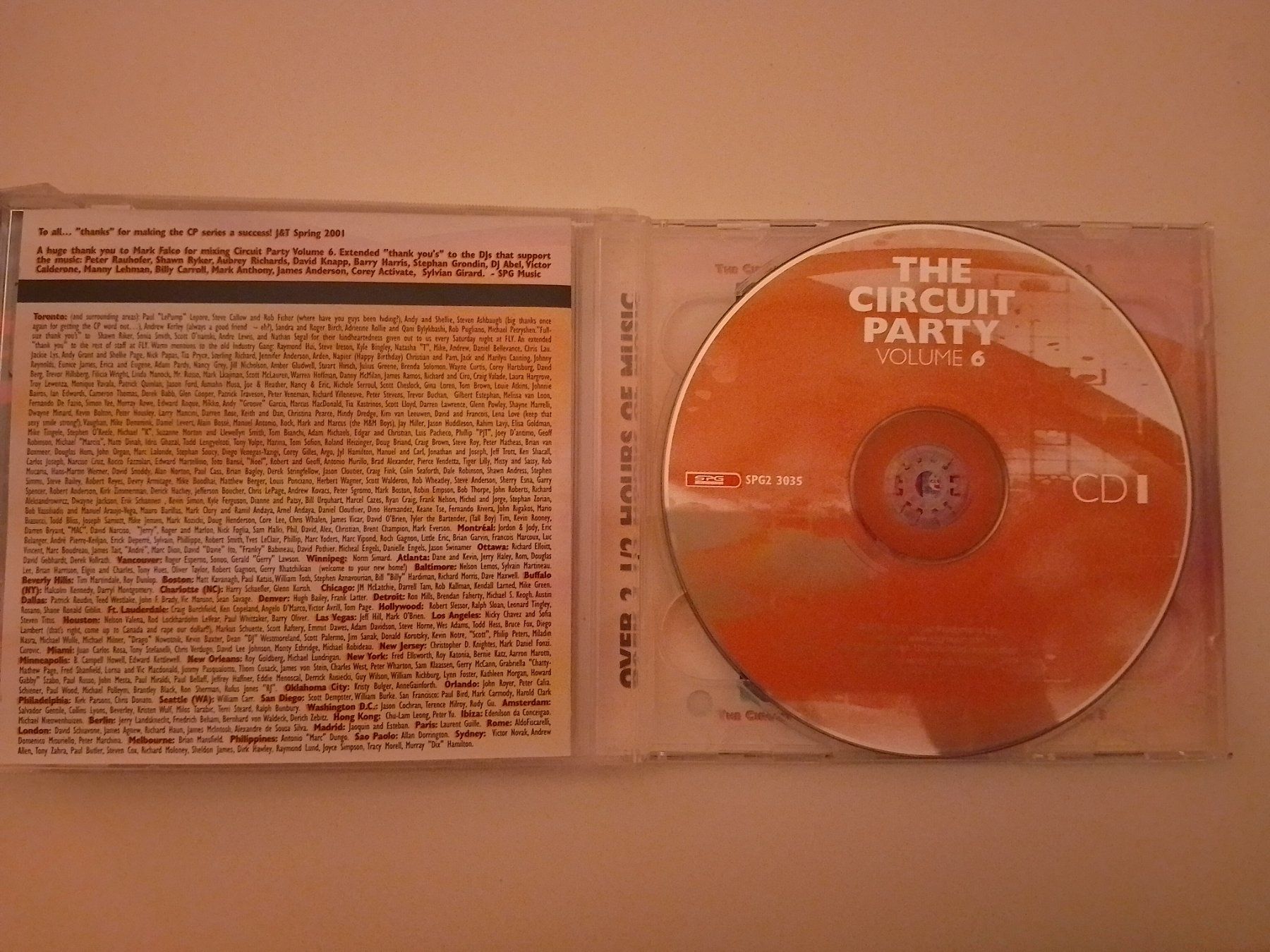 CD: CD The circuit party vol. 8 - 2003 double CD mix – Usato da Echandens venduto da Gamora32 1