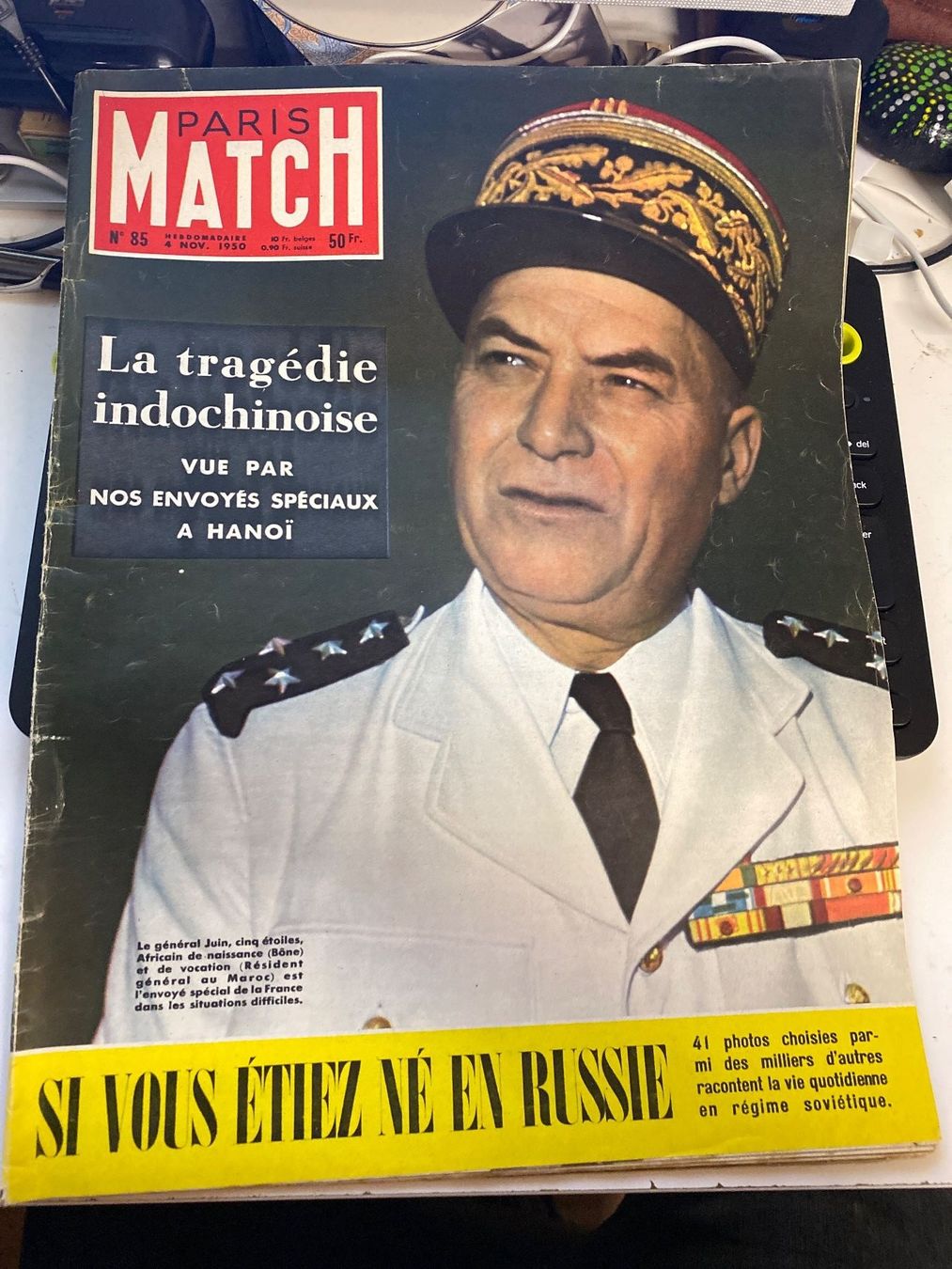 Zeitschriften & Magazine: PARIS MATCH - 4 NOVEMBRE 1950 – Gebraucht aus Le Brassus von cinema13