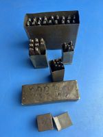 4 unvollständige Buchstabe / Zahlen Sets
