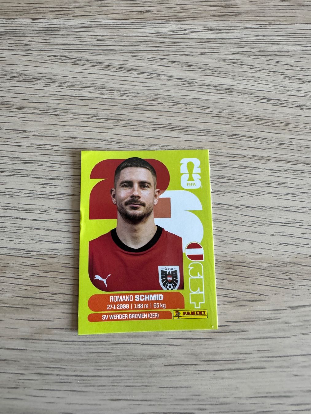 Panini Carte collezionabili: Romano Schmid Panini Sticker 2026 – Nuovo (secondo la descrizione) da Turbenthal venduto da Meraki