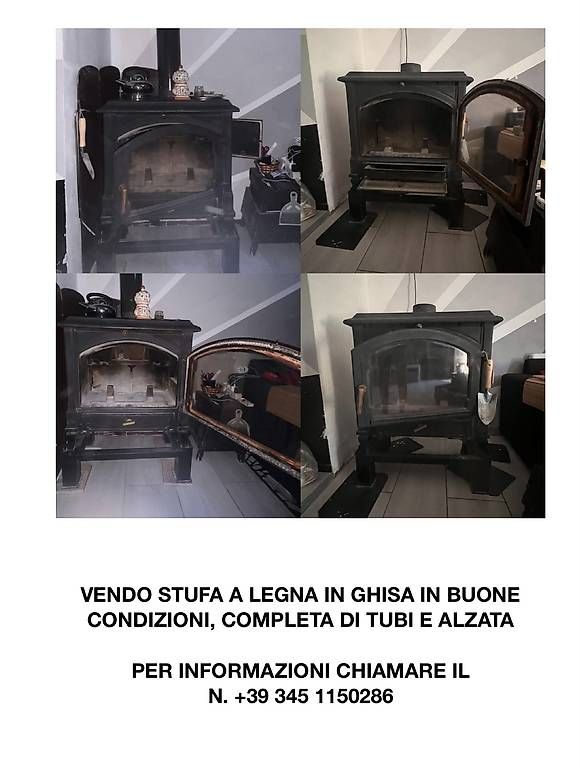 Stufe caminetto: Stufa a legna in ghisa Harmony 3 – Usato da cannobio venduto da gio_9wxj