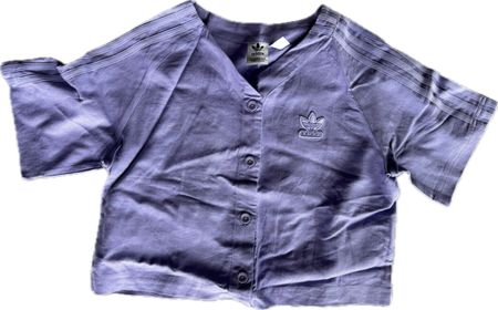 T-shirt court Adidas femme taille 38 lin mauve