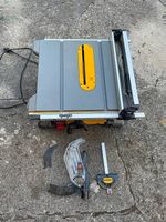 DeWALT DWE7492 Tischkreissäge + KUPPER Tisch + Metabo Sauger