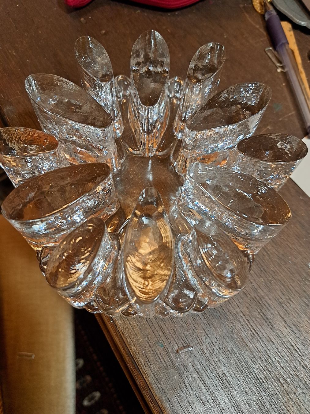 Portacandele: Vintage Blockglas Teewärmer – Usato da Kölliken venduto da Upcycling-by-Mc-TAM 5