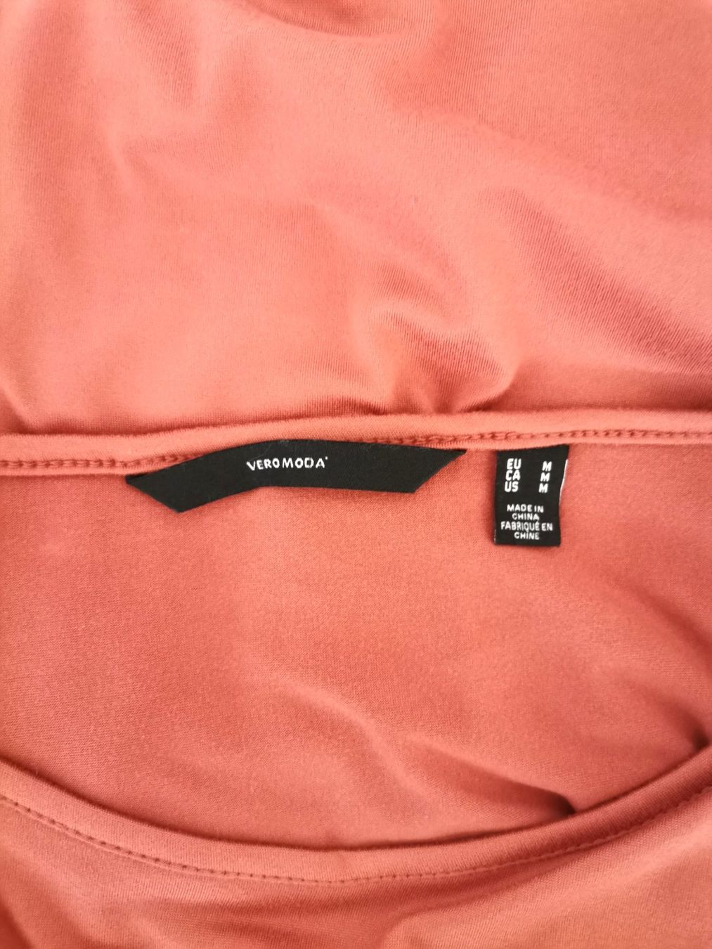 Vero Moda Kleider: Vero Moda Kleid Terrakotta Gr. M / A-Linie – Neu (gemäss Beschreibung) aus Schaffhausen von Restwert_SH 4