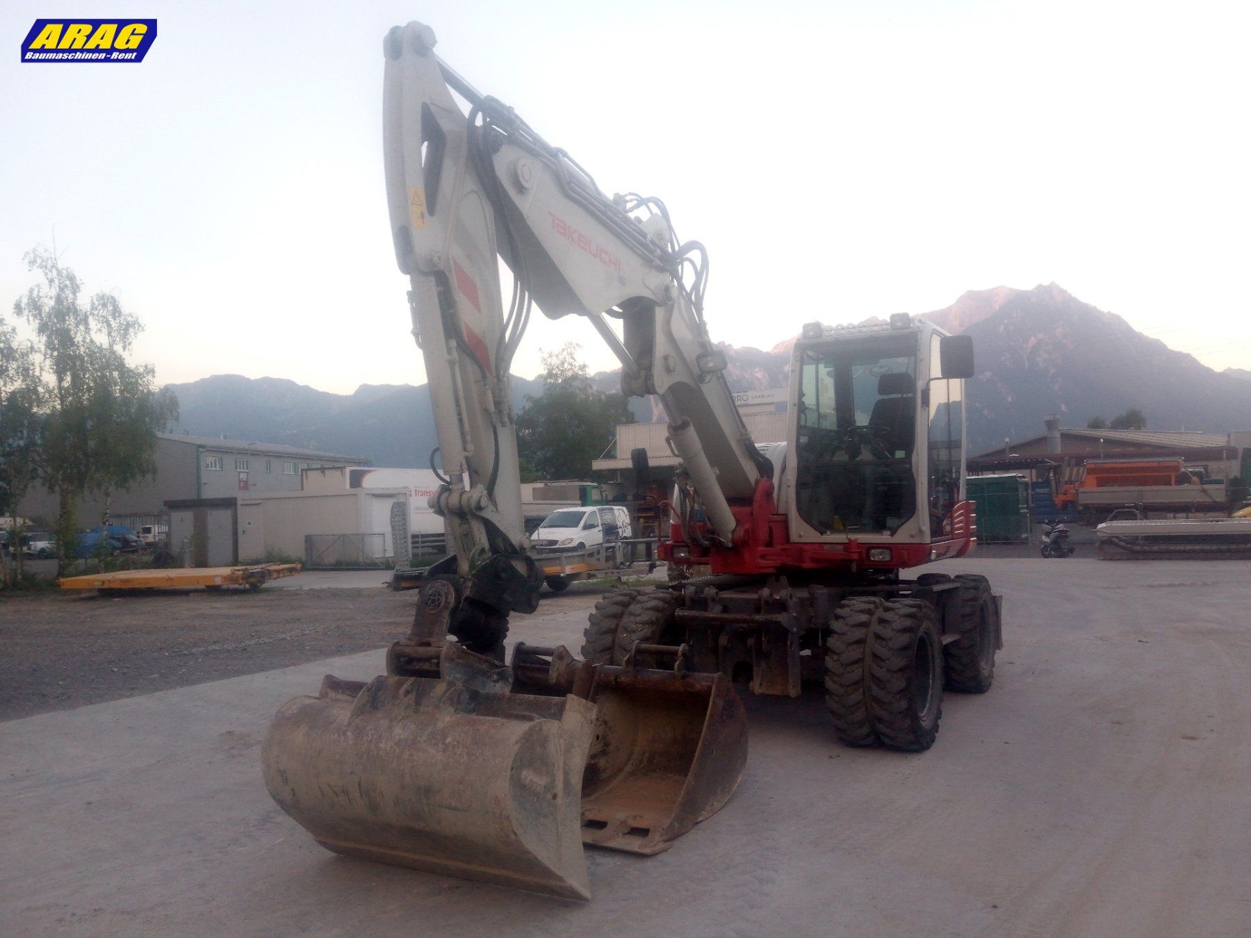 Takeuchi Escavatori: Takeuchi TB295W Mobilbagger / Pneubagger – Usato da Hasle LU venduto da Arag08 3