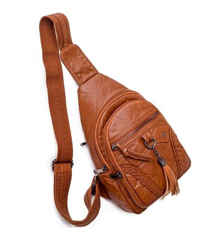 Retro Umhängetasche Braun - Sac bandoulière style vintage