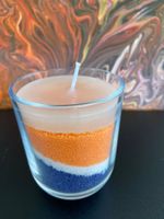 Sandkerze im Glas