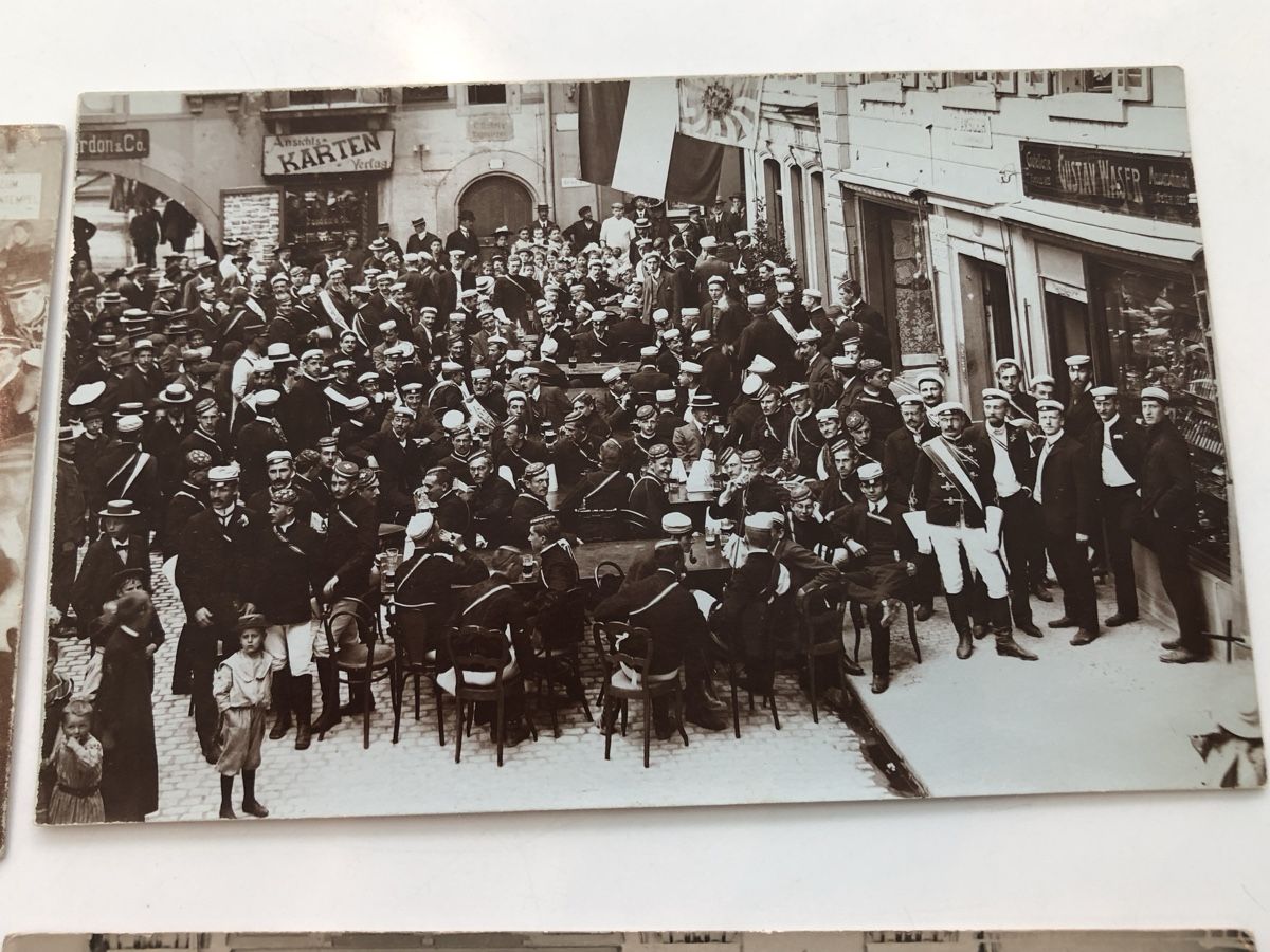 Cartoline postali: 5 antike Ansichtskarten STUDENTENVERBINDUNG um 1910 – Nuovo (secondo la descrizione) da Lufingen venduto da Rac0 1