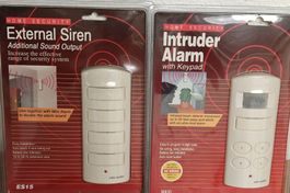 Sicherheits Alarm-Set: Sirene & Keypad Alarm NEU OVP