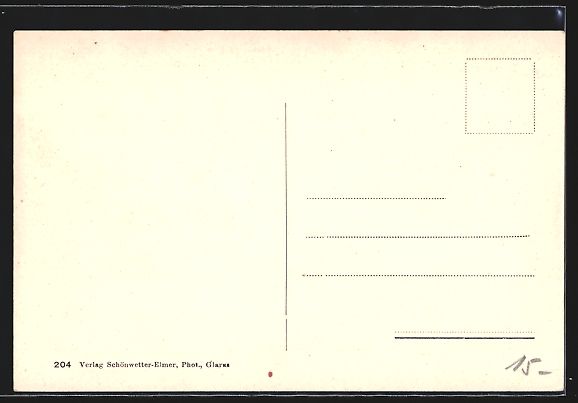 Cartes postales: AK Glarus, Ortsansicht mit Glärnisch – D'occasion à Berlin par bartko-reher 1