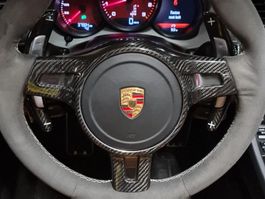 Porsche 911/981/Cayenne/Panamera Dry Carbon-Lenkradabdeckung