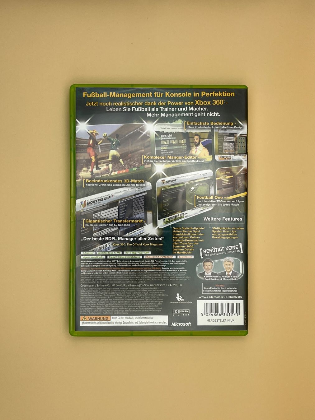 Microsoft Giochi: XBOX 360 / BDFL Manager 2007 – Usato da Kölliken venduto da sergesellsretro 1