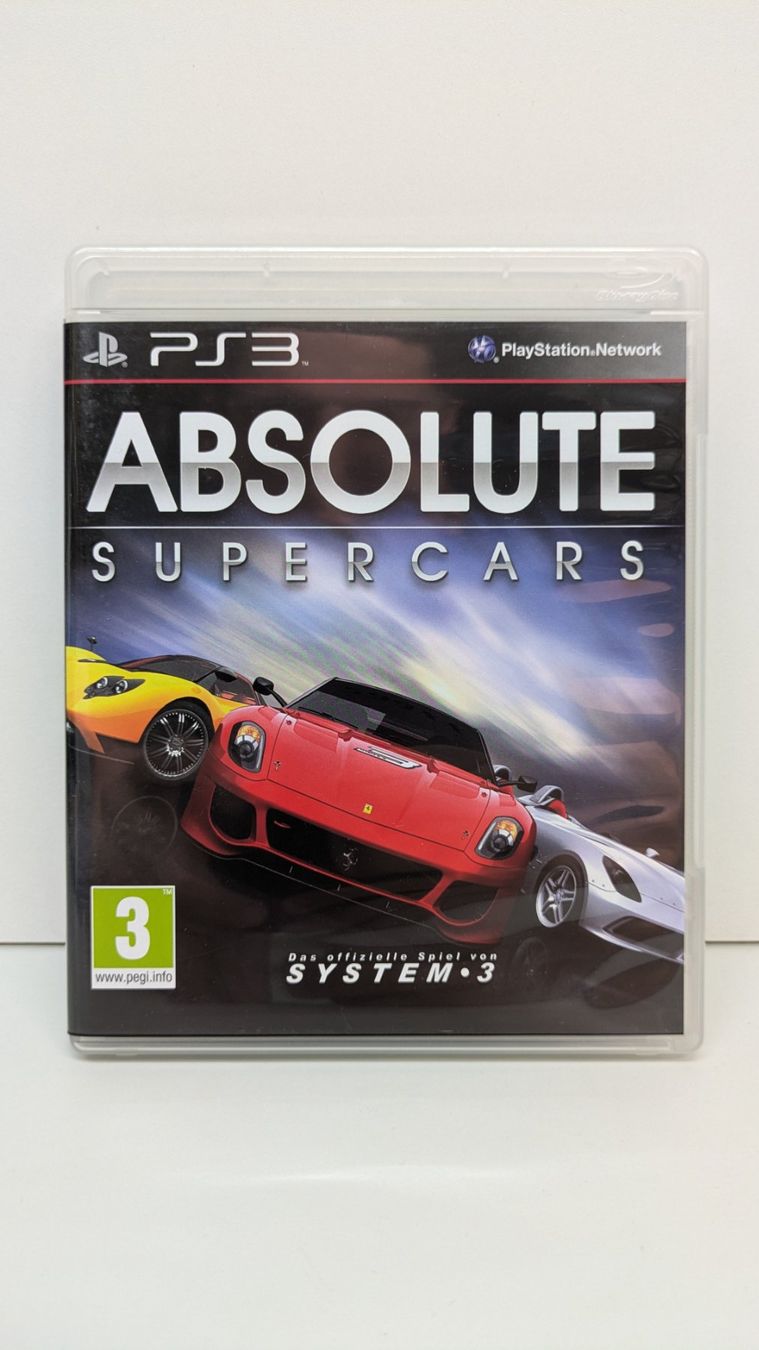 Spiele: Absolute Supercars - PlayStation 3 – Gebraucht aus Menziken von mame18