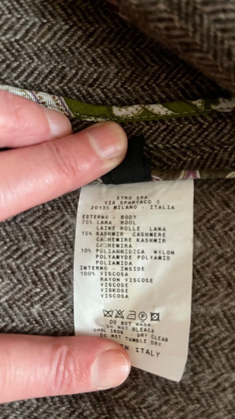 Etro Giacche: ETRO: wunderschönes Blazer in Braun – Usato da Zürich venduto da ann_ngp7 3