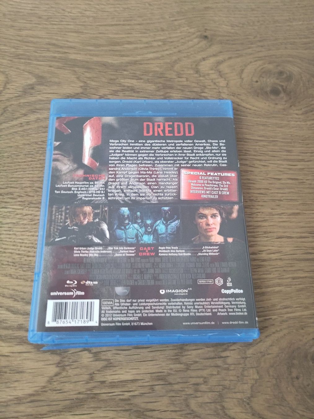 Tutti i DVDs: Dredd Blu-Ray – Usato da Ziegelbrücke venduto da Muff4 1