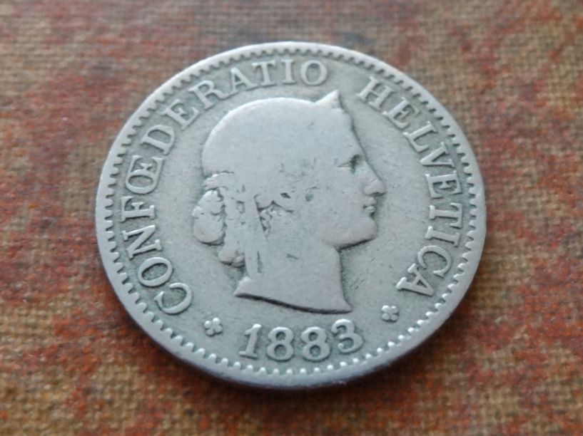 Tutti le monete: 10 Rp. 1883  (A) – Usato da Romanel-sur-Lausanne venduto da Swift13
