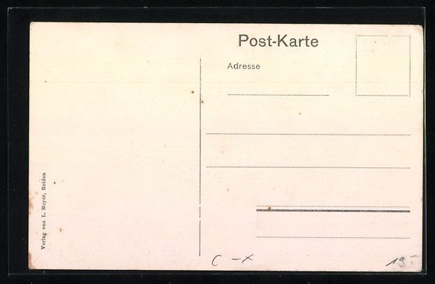 Ansichtskarten: AK Reiden, Mitteldorf und Post – Gebraucht aus Berlin von bartko-reher 1