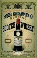 Blechschild 3D-JAMES BUCHANAN&CO SCOTCH