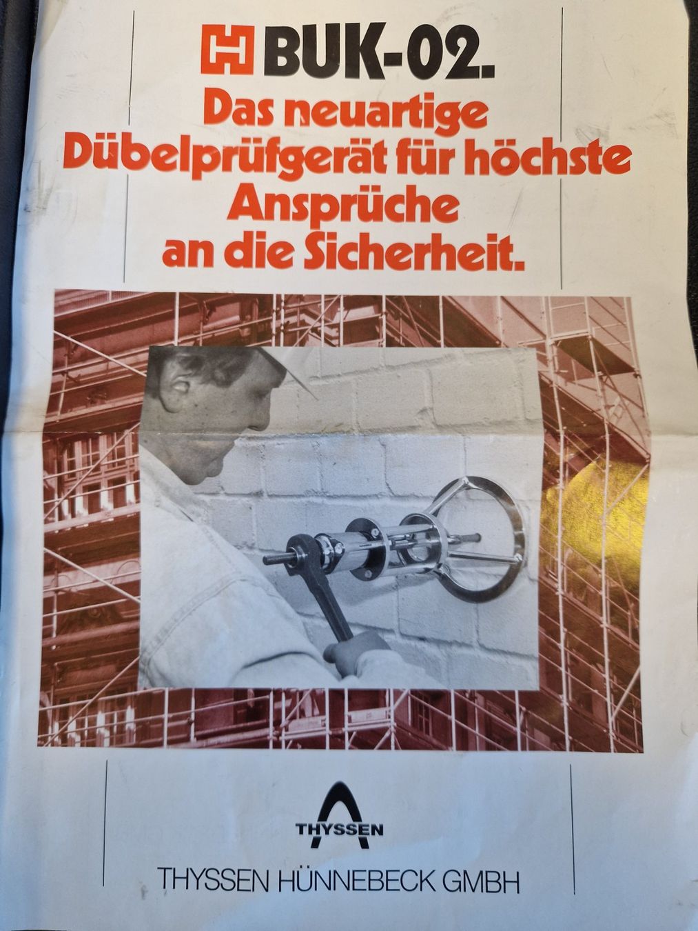 Misurare: Thyssen Dübelprüfgerät BUK-02 – Usato da Effretikon venduto da Bau_Rent_AG_Ost 4