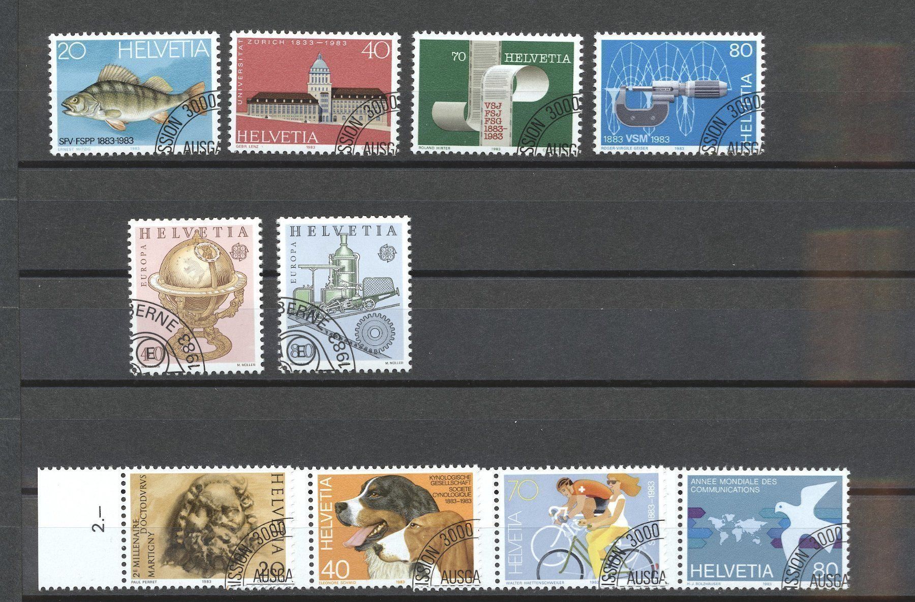 Tutti i francobolli: 1981-86 diverse Serien gestempelt – Usato da Nesslau venduto da andi_hon 4