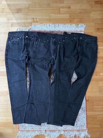 Levis Jeans Bundle Schwarz (3 Stück) Relaxed Fit